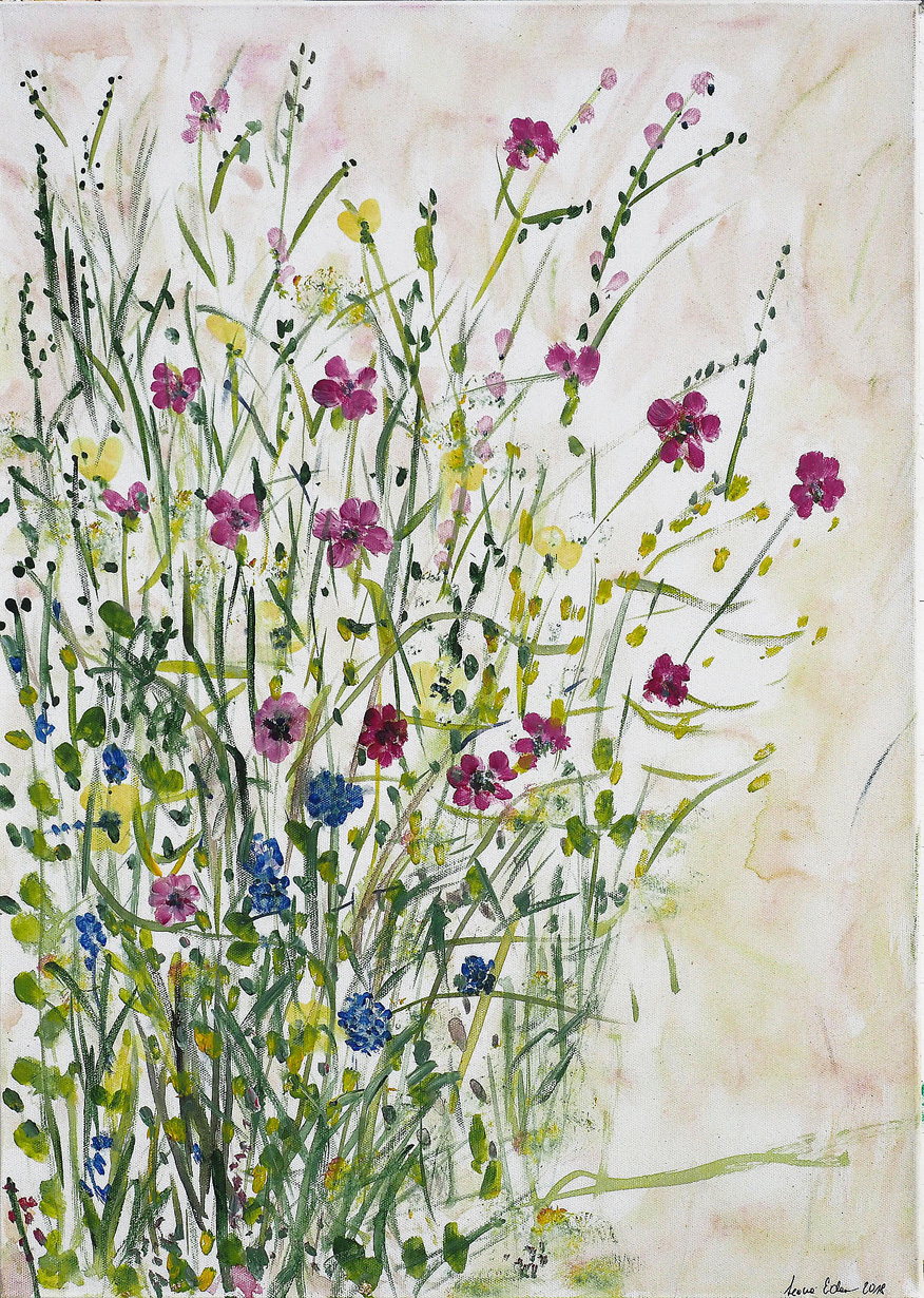  Wildblumenwiese  50x70cm  750.- 