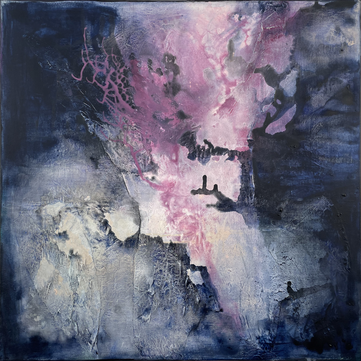  Engel im Glück  100x100cm  1200.- 