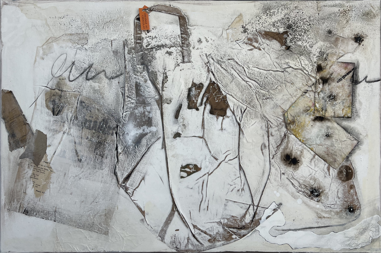  Der Vogelhändler oder Orange au chocolat  60x90cm  850.- 