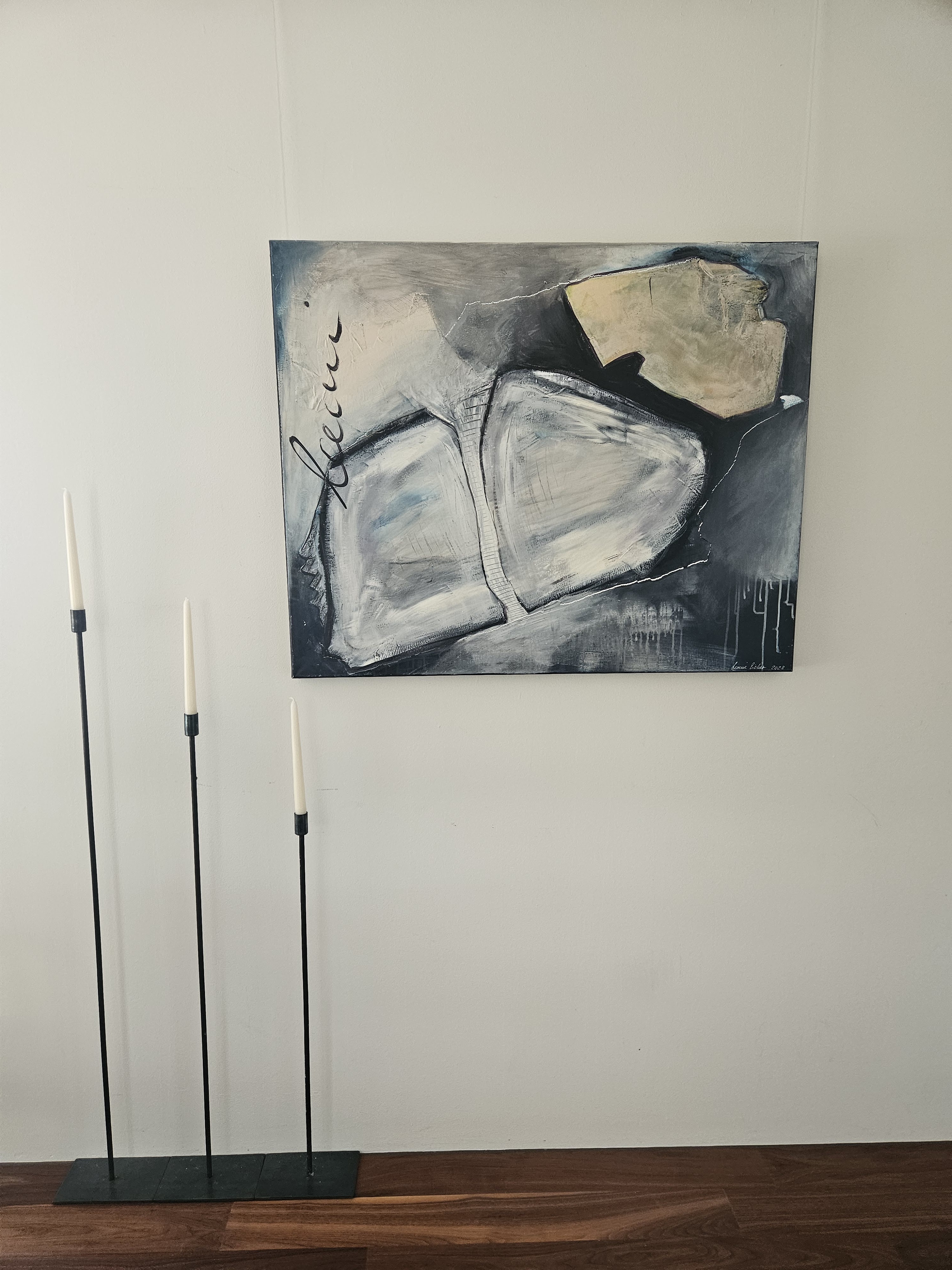 Flug durchs All  80x100cm  1450.-