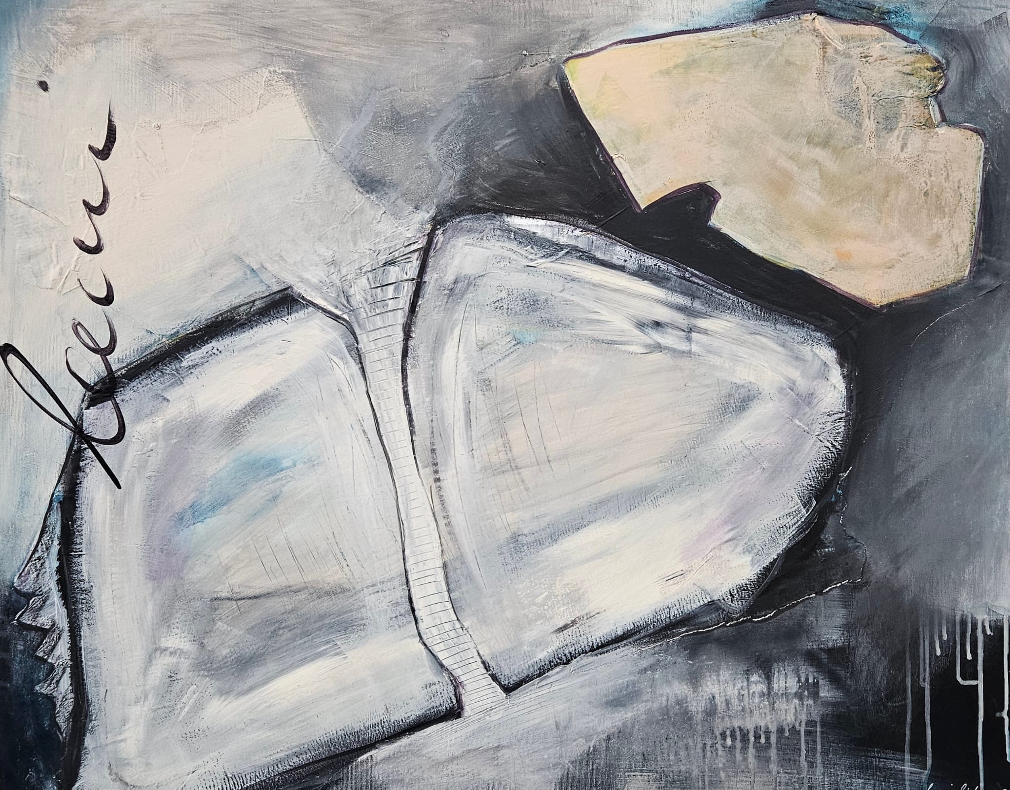 Flug durchs All  80x100cm  1450.-