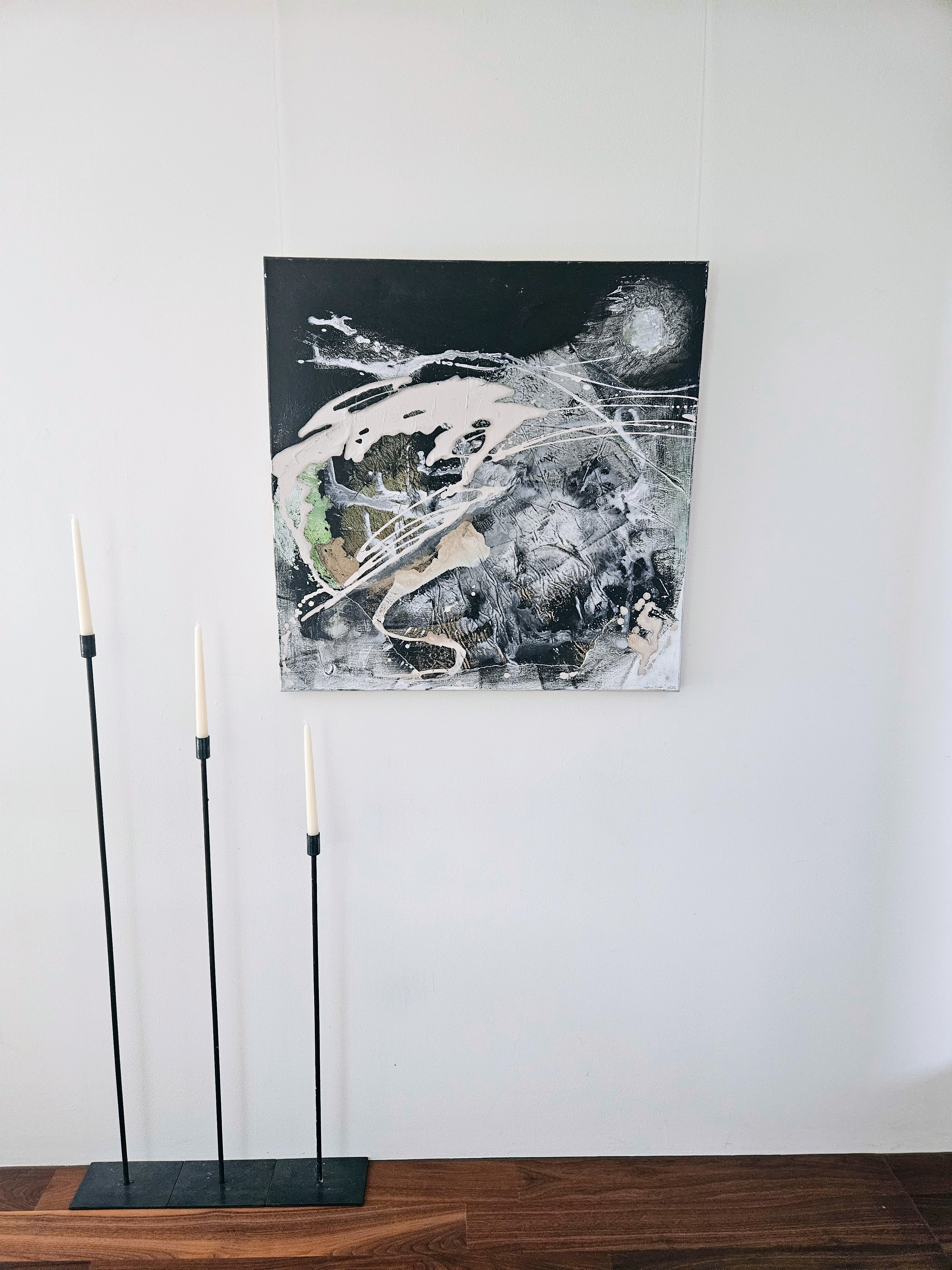 Der Morgen kommt  80x80cm  1500.-