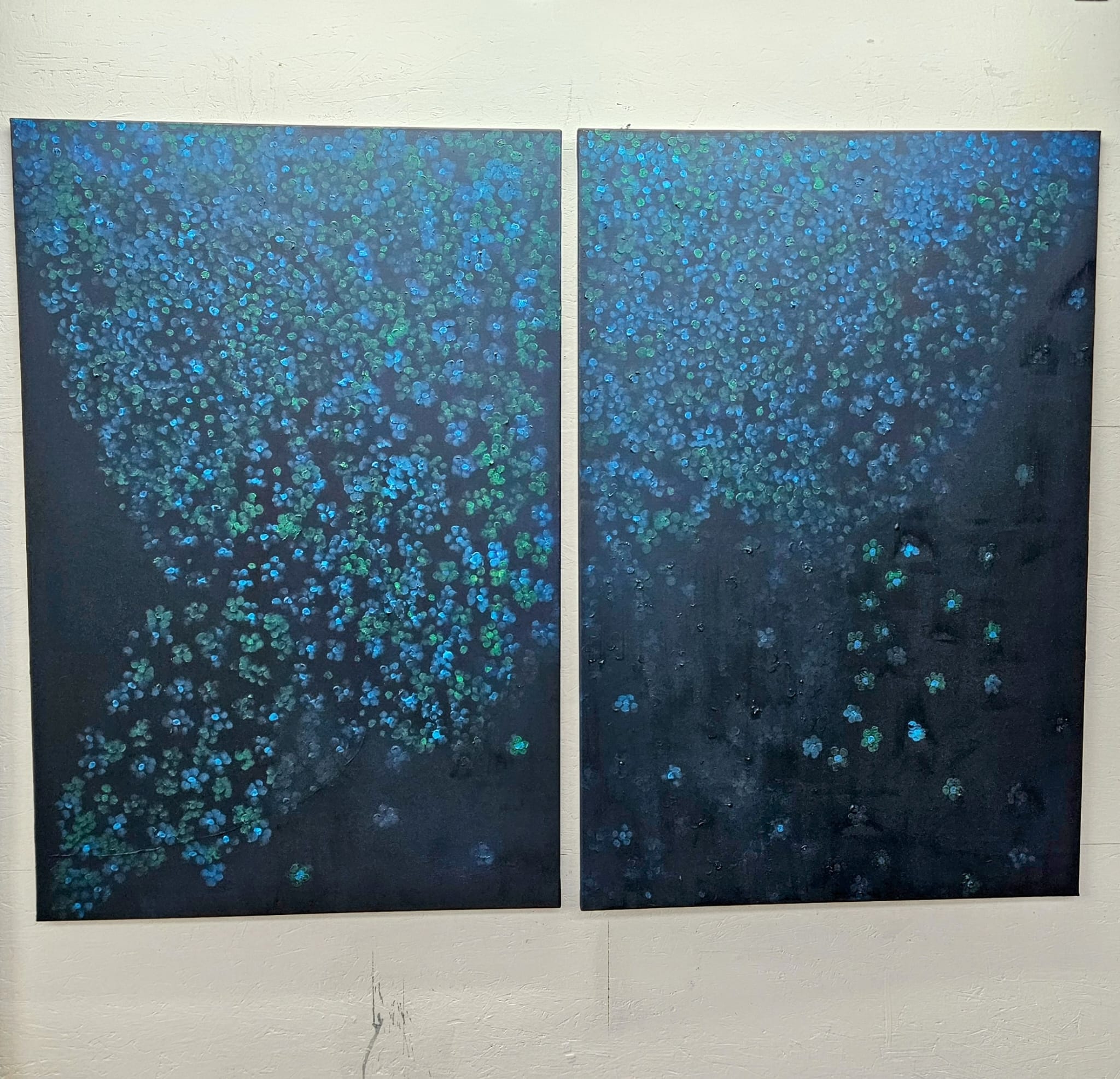 Karma I & II (Öl auf Leinwand)  120x80cm  je 1800.-/beide 3000.-